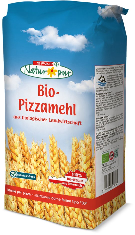 SPAR Natur*pur Bio-Pizzamehl 1 KG